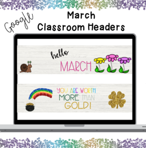 March Google Classroom Header