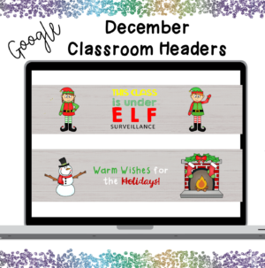 Christmas Google Classroom Banners